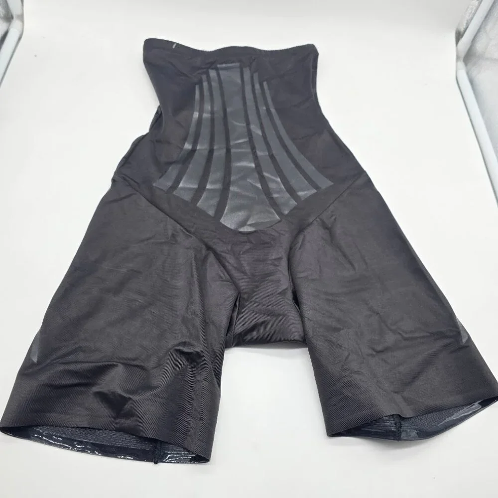 Miraclesuit Firm Control Shaping Shorts Small Black High Waist Shapewear